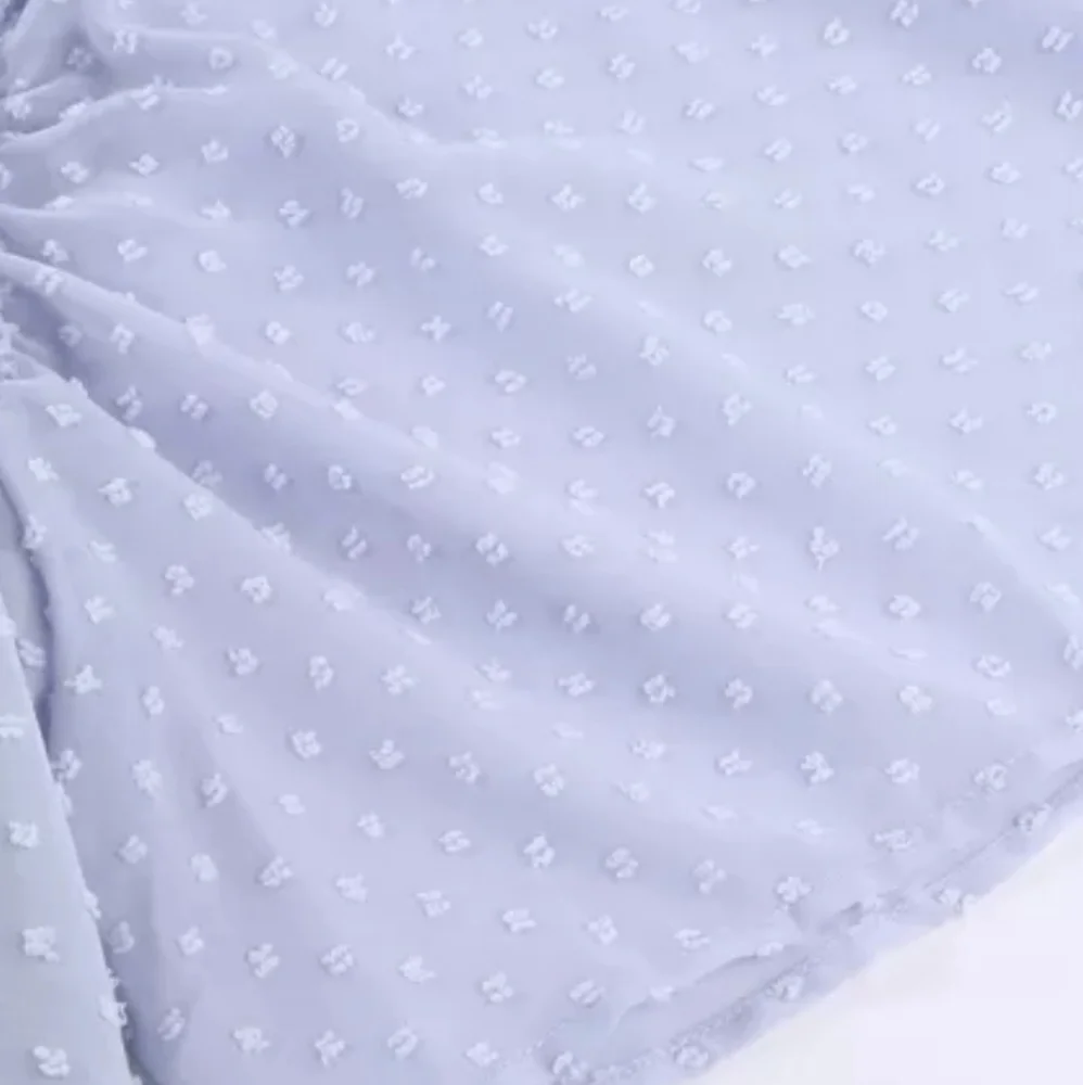 New boutique swiss dot flutter sleeve top - Picture 7 of 14